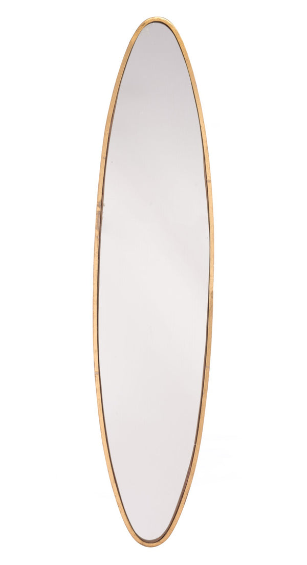 Zuo Modern Large Steel, MDF, Glass Modern Commercial Grade Mirror Gold Steel, MDF, Glass