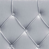 Rivka Silver Twin Velvet Headboard