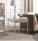 Cannes Grey Side Table