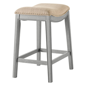 Grover Fabric Counter Stool Lyon Cream