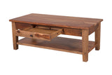 Porter Designs Taos Solid Sheesham Wood Natural Coffee Table Brown 05-196-01-9011H
