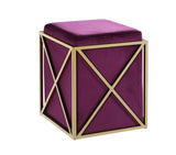 Vana Plum Ottoman