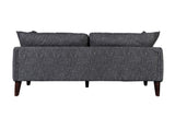 Porter Designs Asher Mid-Century Modern Modern Sofa Gray 01-33C-01-5203