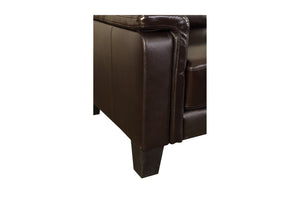 Porter Designs Alto Top Quality Leather Transitional Sofa Brown 02-189C-01-3618