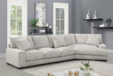 Porter Designs Big Chill Soft Microfiber Contemporary Sectional Gray 01-33C-21-4439-KIT