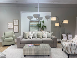 Fusion 7003 Transitional Sectional 7003 31L, 15, 21R Charlotte Cremini Sectional