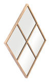 Zuo Modern Meo Steel, MDF, Glass Modern Commercial Grade Mirror Gold Steel, MDF, Glass