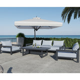 VIG Furniture Renava Wake - Modern Charcoal Outdoor Coffee Table VGGEMONTALK-GREY-CT
