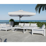 VIG Furniture Renava Wake - Modern White Outdoor Coffee Table VGGEMONTALK-WHT-CT