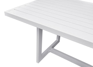 VIG Furniture Renava Wake - Modern White Outdoor Dining Table VGGEMONTALK-CH-WHT-1