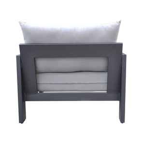 VIG Furniture Renava Wake - Modern Charcoal Outdoor Lounge Chair VGGEMONTALK-GREY-CH