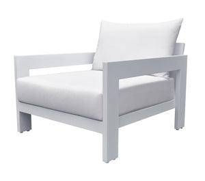 VIG Furniture Renava Wake - Modern White Outdoor Lounge Chair VGGEMONTALK-WHT-CH