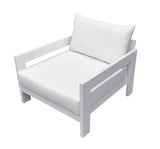 VIG Furniture Renava Wake - Modern White Outdoor Lounge Chair VGGEMONTALK-WHT-CH