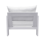 VIG Furniture Renava Wake - Modern White Outdoor Lounge Chair VGGEMONTALK-WHT-CH