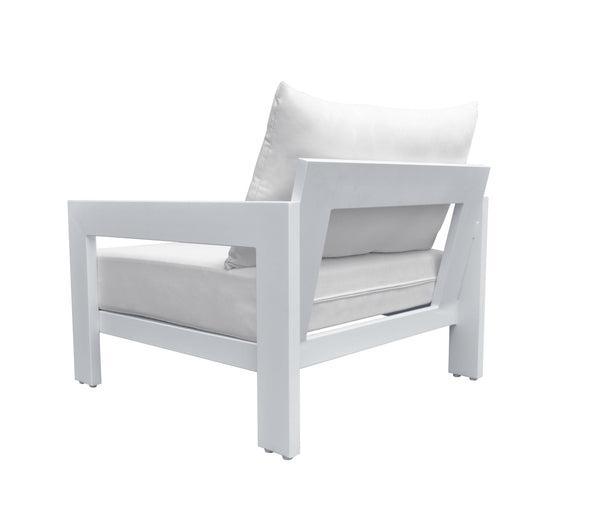 VIG Furniture Renava Wake - Modern White Outdoor Lounge Chair VGGEMONTALK-WHT-CH