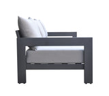 VIG Furniture Renava Wake - Modern Charcoal Outdoor Sofa VGGEMONTALK-GREY-S
