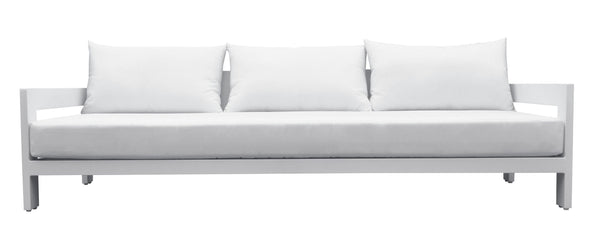 VIG Furniture Renava Wake - Modern White Outdoor Sofa VGGEMONTALK-WHT-S