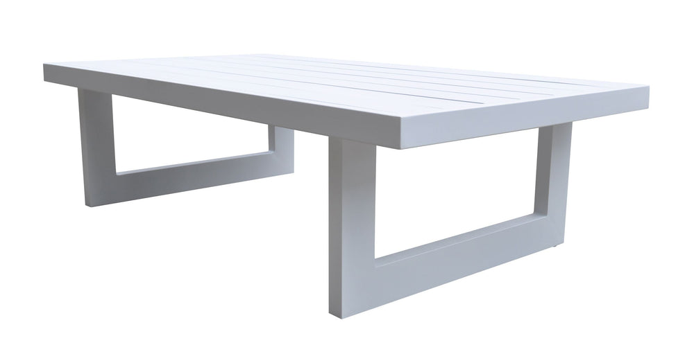VIG Furniture Renava Wake - Modern White Outdoor Coffee Table VGGEMONTALK-WHT-CT
