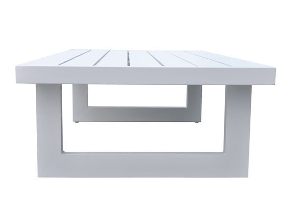 VIG Furniture Renava Wake - Modern White Outdoor Coffee Table VGGEMONTALK-WHT-CT