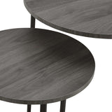 2-Piece V-Leg Nesting Side Tables