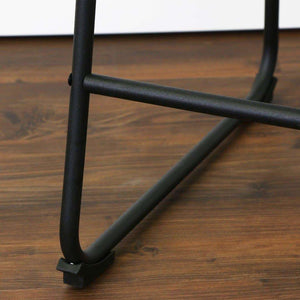 26" Industrial Faux Leather Counter Stools - Stylish Comfort with Durable Metal Legs, Set of 2