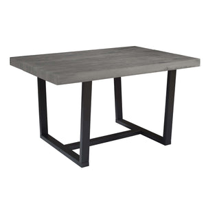52" Rustic Solid Wood Dining Table with Distressed Finish - Eco-Friendly and Stylish Seating for Four