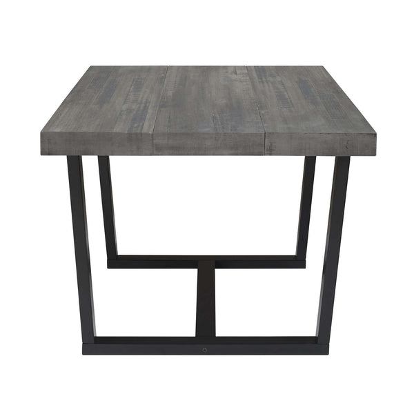 52" Rustic Solid Wood Dining Table with Distressed Finish - Eco-Friendly and Stylish Seating for Four