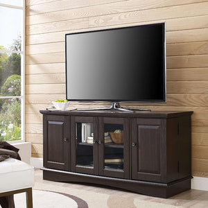 52" Traditional Media Console - Stylish TV Stand with Ample Storage for Up to 55" Flat-Screen TVs