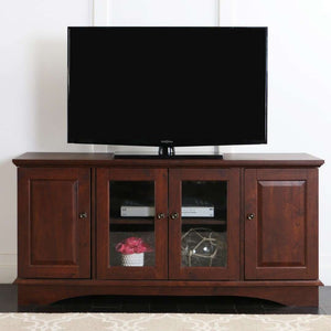 52" Traditional Media Console - Stylish TV Stand with Ample Storage for Up to 55" Flat-Screen TVs