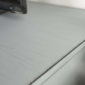 52" Transitional Highboy Glass Wood TV Stand - Stylish Entertainment Center with Adjustable Shelving