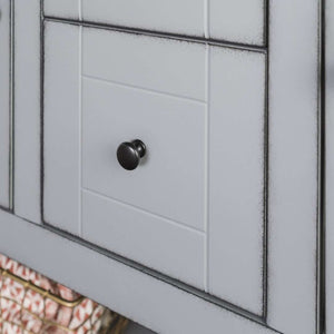 52" Transitional Wood Glass TV Stand Buffet - Stylish Highboy Console with Ample Storage for Any Room