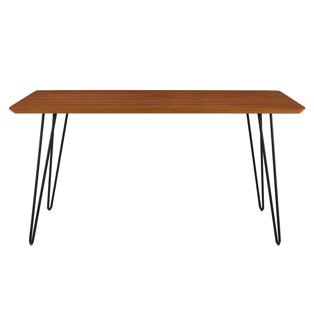 60" Mid Century Dining Table - Elegant Wood Design for Stylish Family Gatherings and Modern Decor