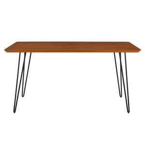 60" Mid Century Dining Table - Elegant Wood Design for Stylish Family Gatherings and Modern Decor
