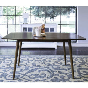 60" Mid Century Dining Table - Elegant Wood Design for Stylish Family Gatherings and Modern Decor