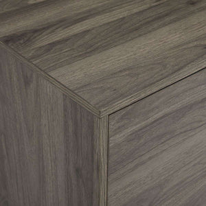 60" Stylish Mid Century Modern TV Stand with Tempered Glass Shelf and Adjustable Storage Solutions