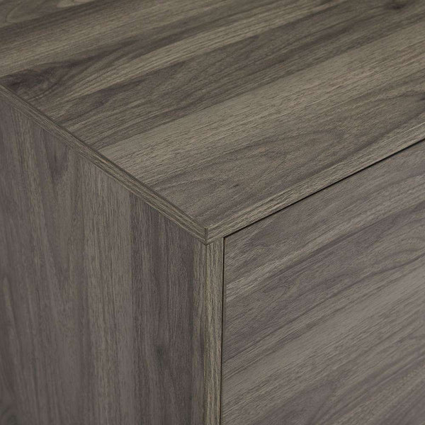 60" Stylish Mid Century Modern TV Stand with Tempered Glass Shelf and Adjustable Storage Solutions