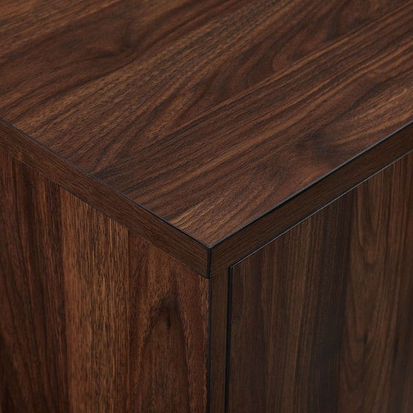 60" Vintage-Inspired Media Stand with Record Storage, Ideal for TVs Up to 66", Stylish and Functional