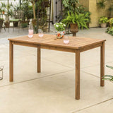 60" Patio Modern Dining Table