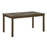 60" Patio Modern Dining Table
