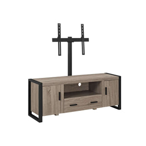 60" Urban Industrial TV Stand with Storage Cabinets & Large Drawer for Stylish Living Room Organization
