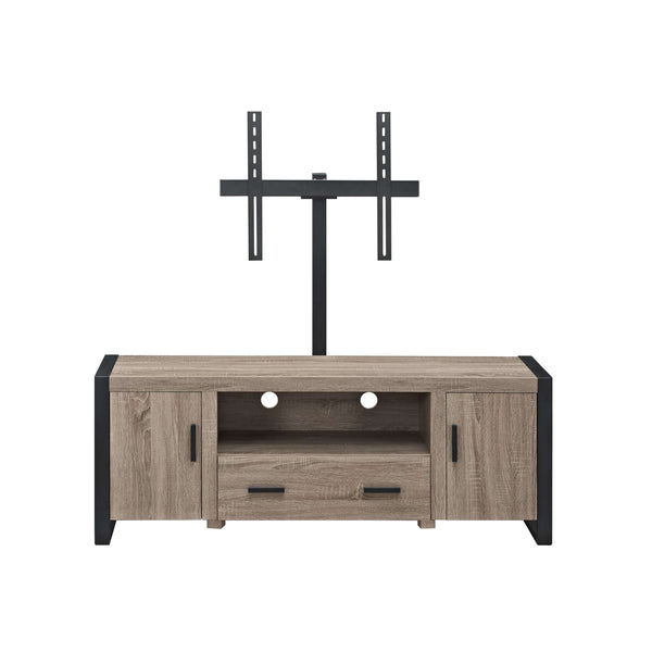 60" Urban Industrial TV Stand with Storage Cabinets & Large Drawer for Stylish Living Room Organization