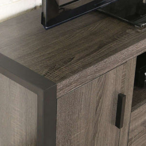 60" Urban Industrial TV Stand with Storage Cabinets & Large Drawer for Stylish Living Room Organization