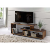 60in Rustic Modern Solid TV Stand