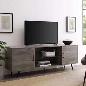 70" Industrial Metal TV Stand - Stylish Storage Solution with Urban Design for Modern Living Rooms