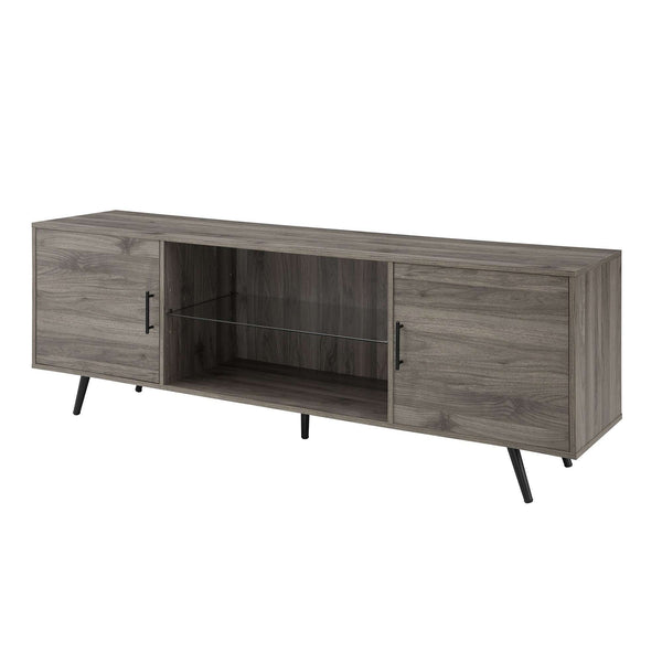70" Industrial Metal TV Stand - Stylish Storage Solution with Urban Design for Modern Living Rooms