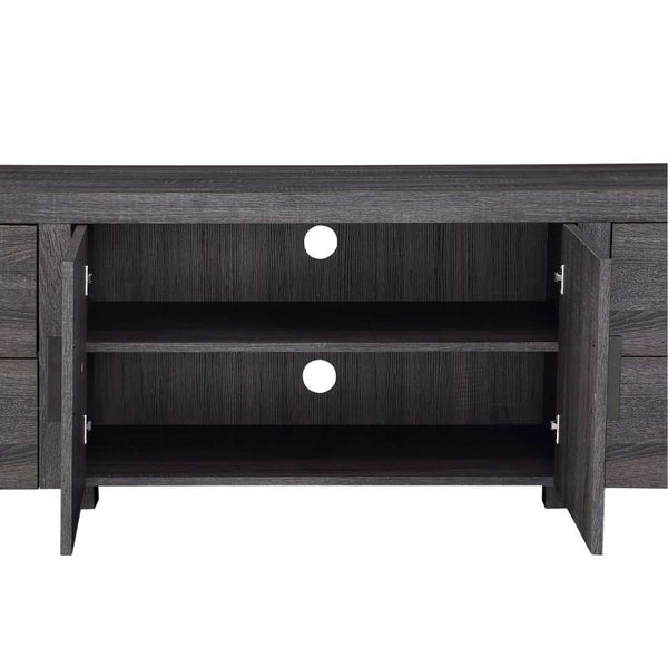 70" Industrial Metal TV Stand - Stylish Storage Solution with Urban Design for Modern Living Rooms