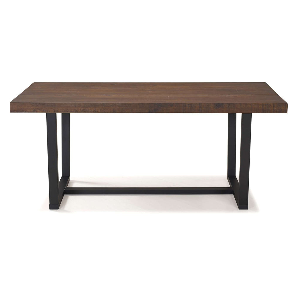 72" Rustic Solid Dining Table