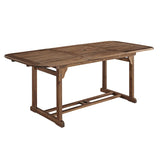 Acacia Outdoor Patio Butterfly Dining Table