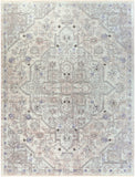 Wonder WAM-2301 Traditional Viscose, Polyester Rug WAM2301-710103 Camel, Dark Purple, Sky Blue, Bright Blue, Medium Gray, Charcoal, Navy, Ivory 80% Viscose, 20% Polyester 7'10" x 10'10"