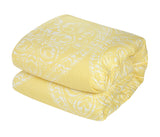 Sicily Yellow Queen 8 Piece Comforter Set